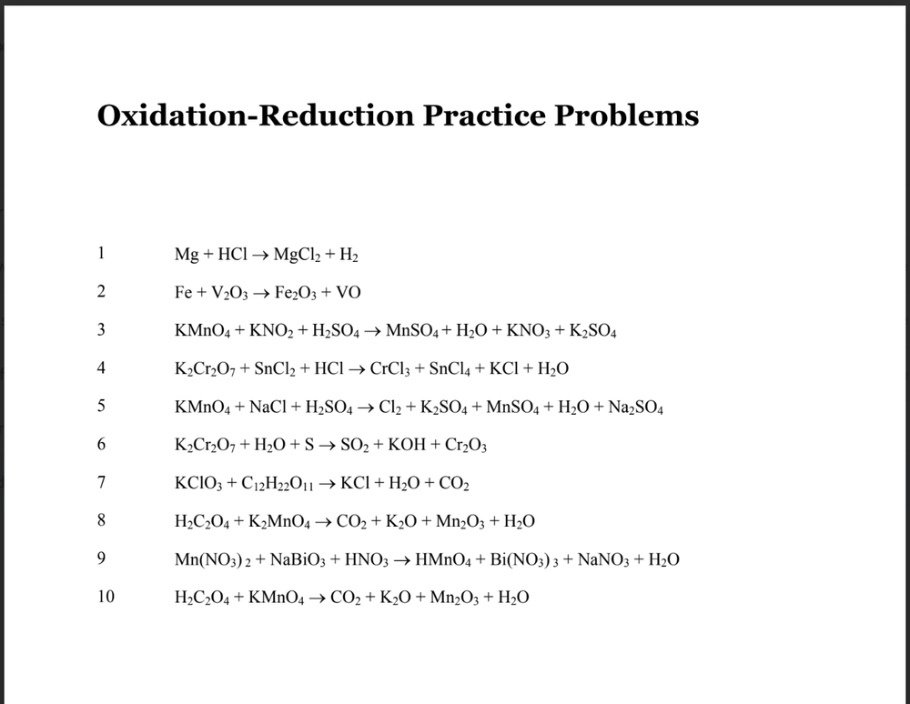 Oxidation Numbers | Master Electron Transfer - Get Started Now — CHEMDUNN